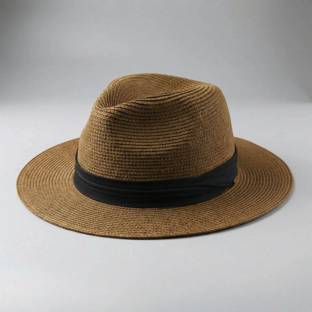 Bekväm och stilren Panamahatt Fedora Noah, en snygg sommarhatt som skyddar mot solen.