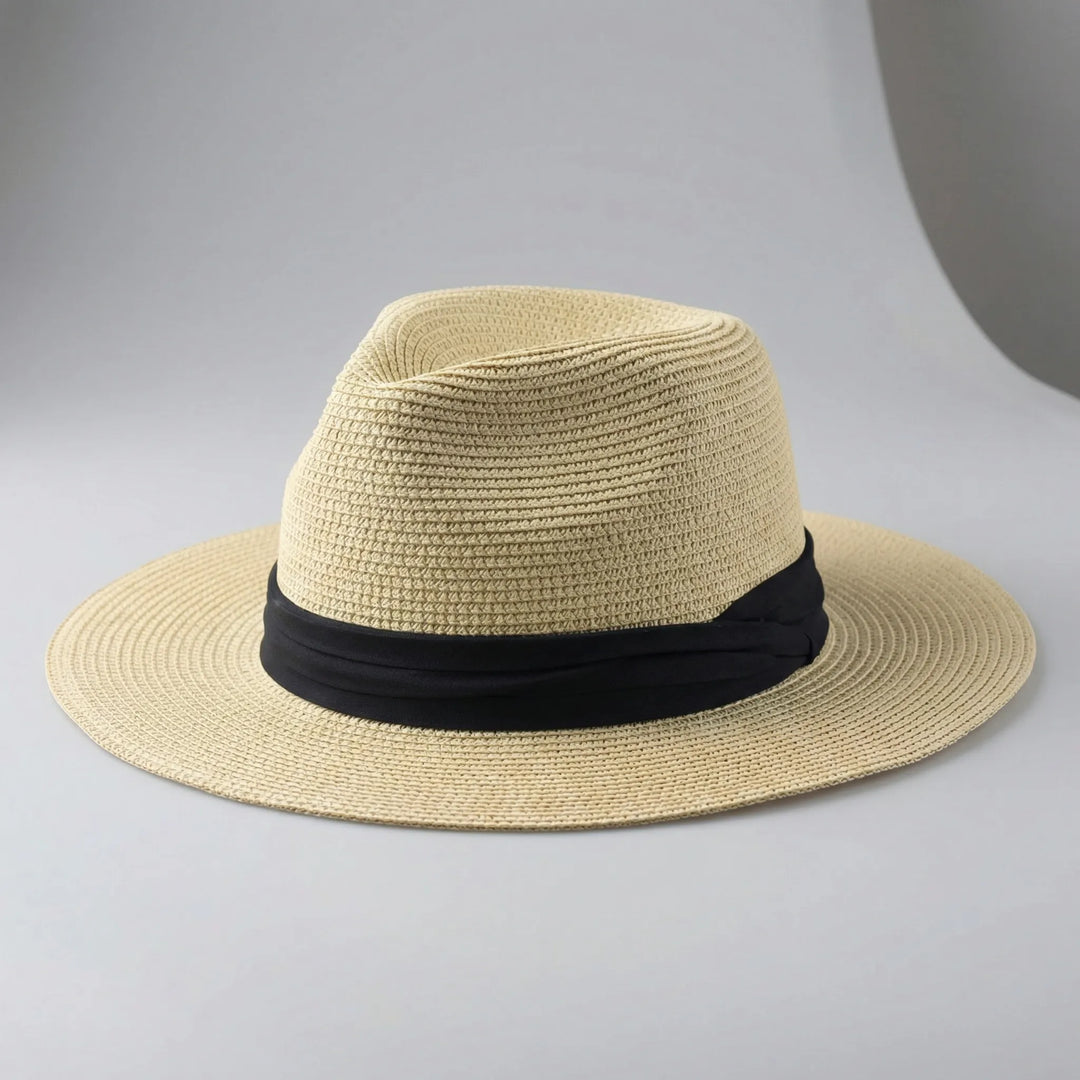 Luftig unisex Panamahatt Fedora Noah, idealisk för stranden, resor och soliga dagar.