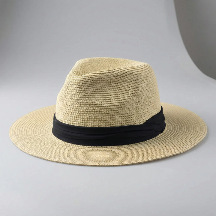 Luftig unisex Panamahatt Fedora Noah, idealisk för stranden, resor och soliga dagar.