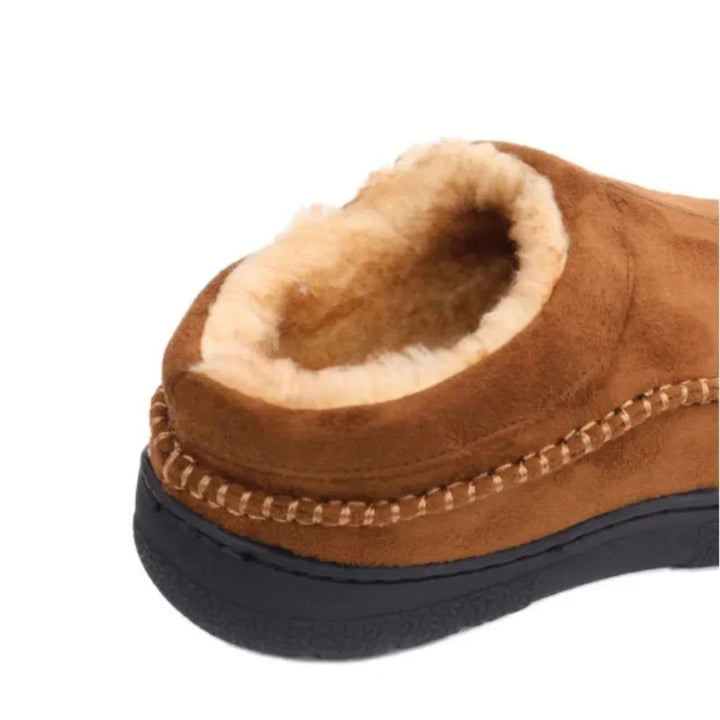 Säkra inneskor: Unisex tofflor med robust halkfri sula, perfekta för hemmabruk.