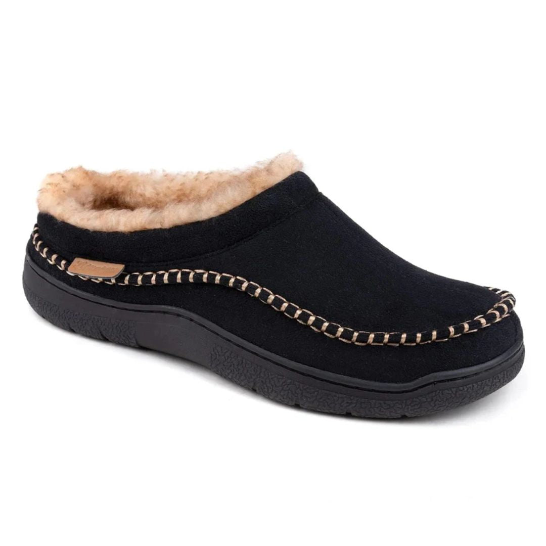 Unisex tofflor i modern design med mjuk känsla och halkfri sula för stabilt grepp.