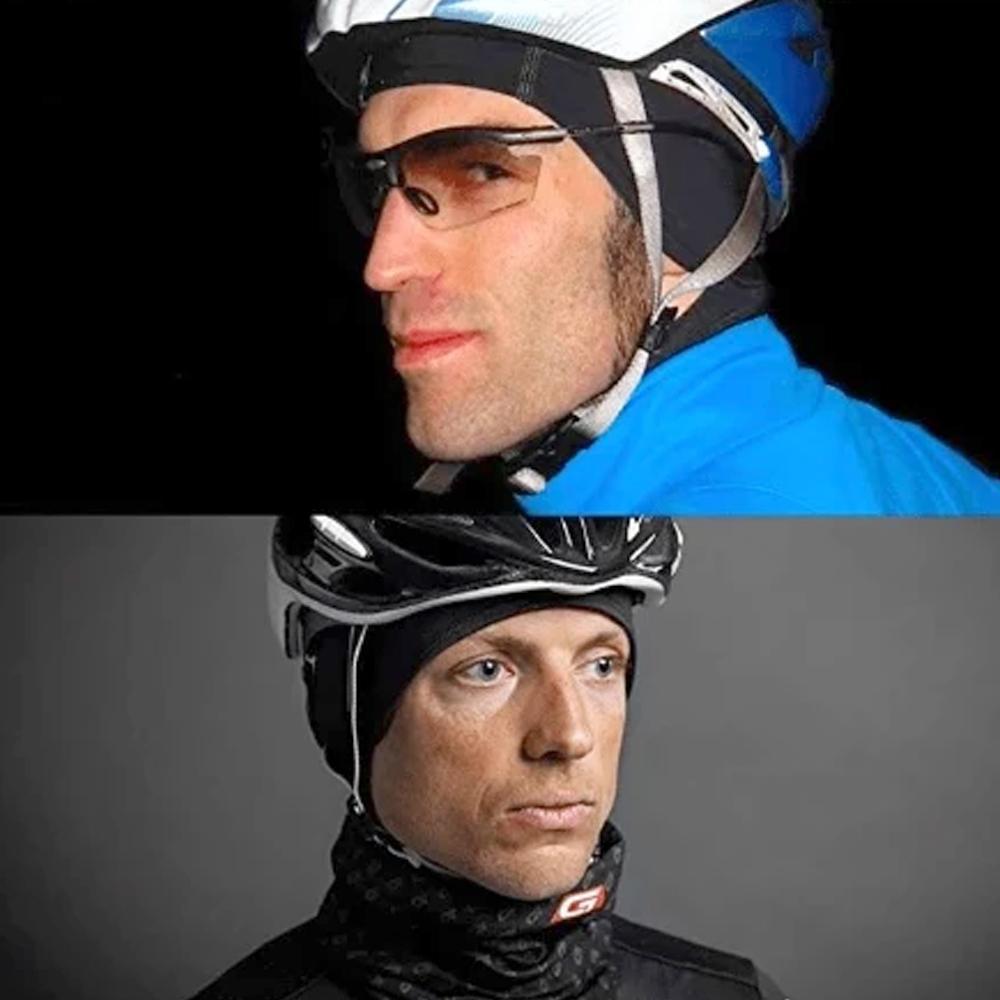 Unisex tunn hjälmmössa i polyester, mjuk och stretchig, perfekt under hjälmar för sport och utomhusaktiviteter.