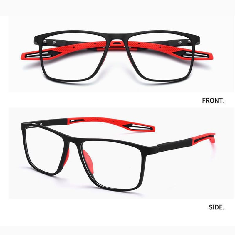 Unisex multifokala läsglasögon med modern design, för klar syn och komfort.