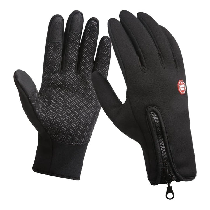 Unisex värmehandskar med touchfunktion, vattentäta och vindtäta. Perfekta för vinter & utomhusaktiviteter.