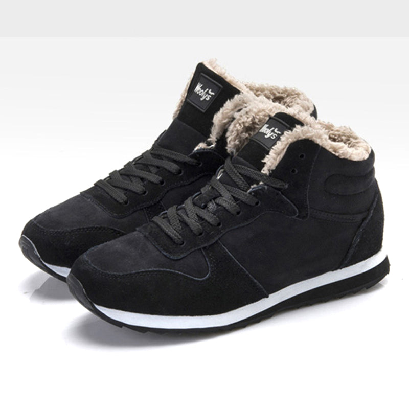 Bekväma och sportiga unisex vintersneakers för herr och dam, idealiska för både inomhus och utomhusbruk.