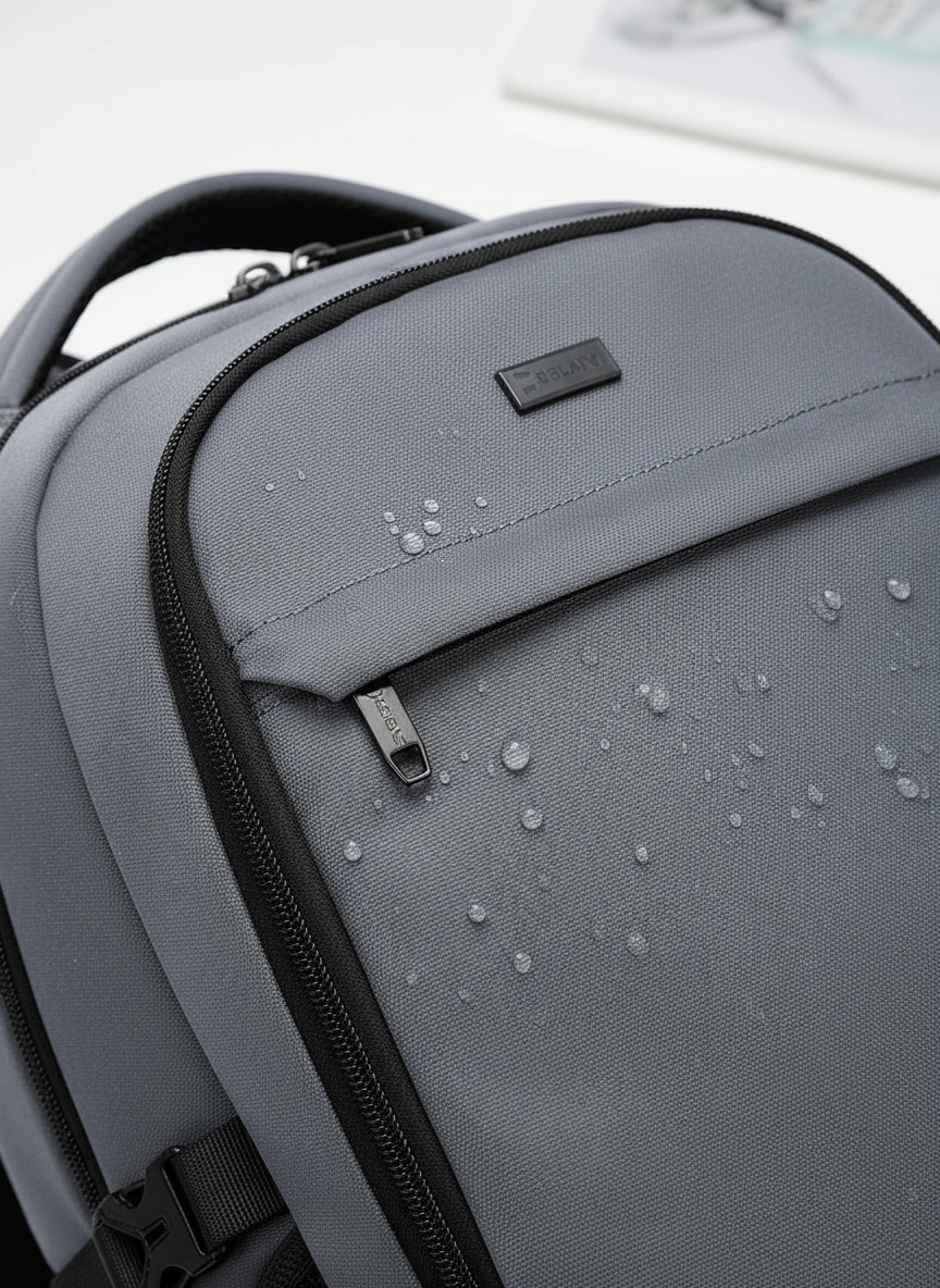 Robust unisex ryggsäck för laptop, vattentålig med USB-port. Praktisk för pendling, resor och daglig användning.