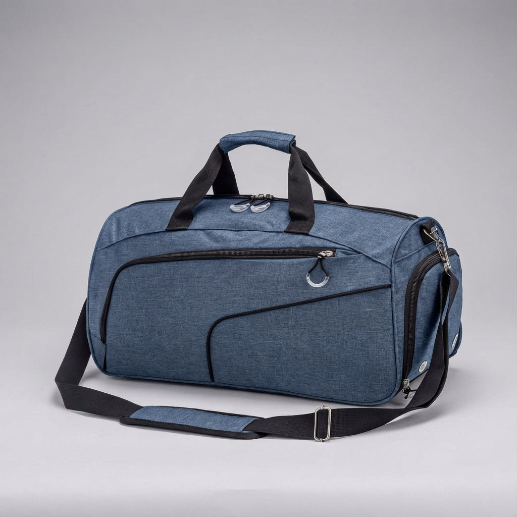 Stor 35L FlexDuffel förvaring, vattentät unisex duffel för gym, sport och weekendresor, håller utrustning säker.