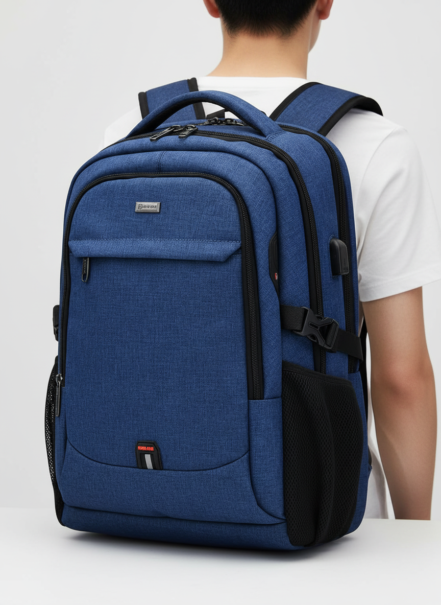 Robust vattentät laptopväska som skyddar 15.6" laptop. Idealisk för pendling och resor i alla väder.