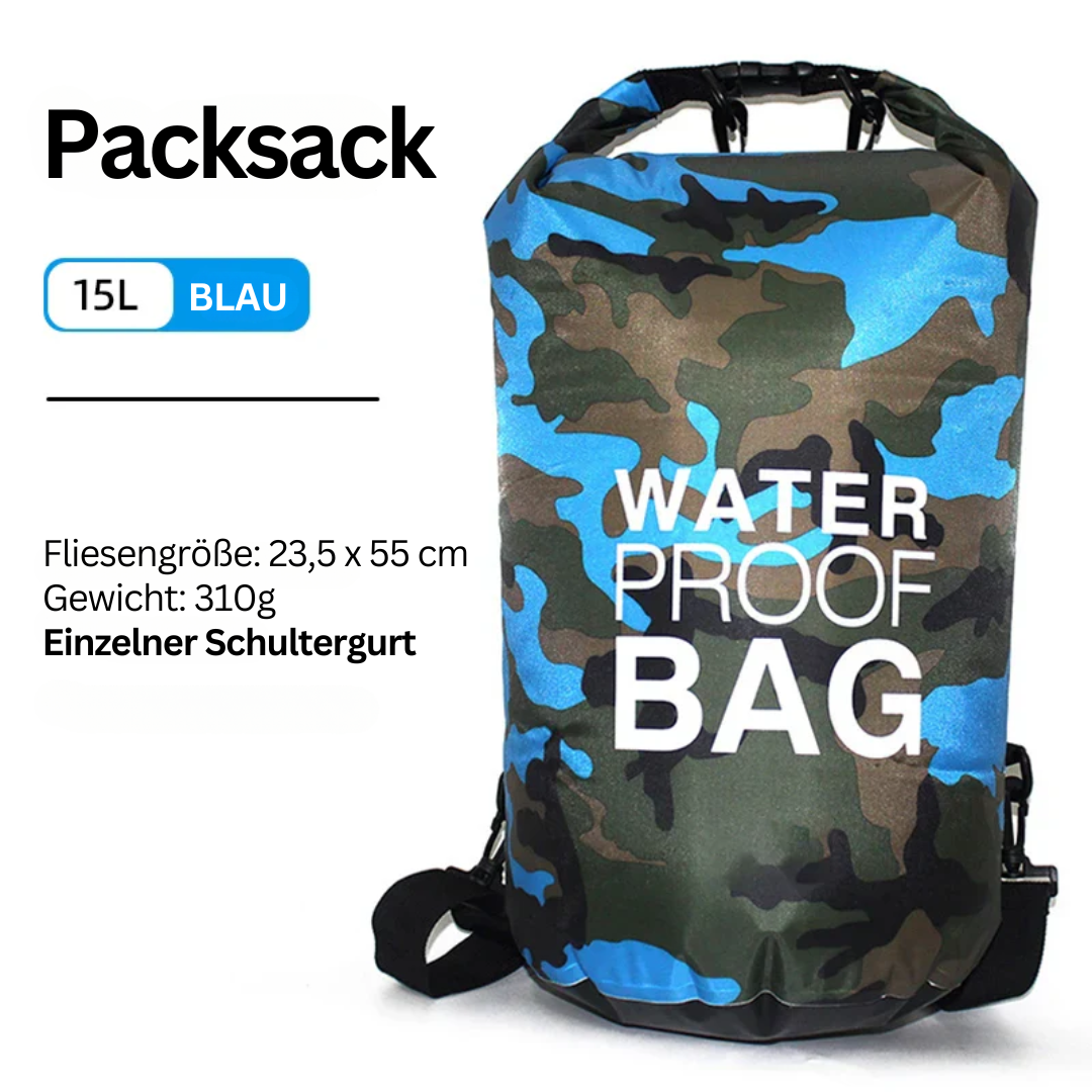 Ergonomisk unisex ryggsäck, vattentät och bekväm för långa vandringar & turer.