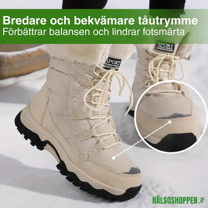 Ergonomiska höst- och vinterstövlar, unisex, med halkfri sula för komfort och säkerhet på våta underlag.