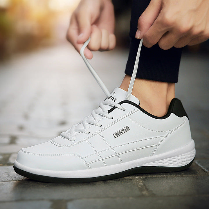 Svarta unisex vardagsskor. Vattentäta ortopediska sneakers med halkskydd för både arbete & fritid.