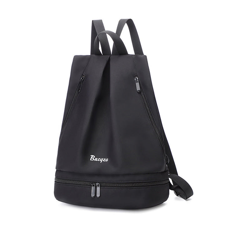 Unisex vattentät ryggsäck av nylon med fyrkantig design, andningsbar och slitstark, perfekt för alla äventyr.