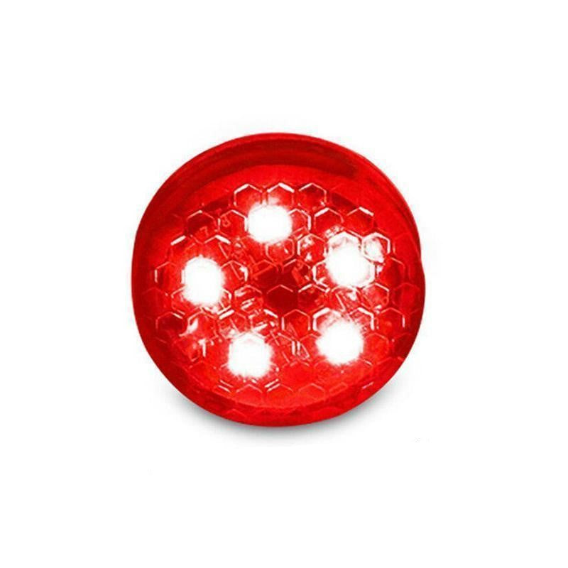 "Universell LED dörrvarningslampa för bil, röd/blå, 2-pack, mot olyckor. Små, vattentäta, enkel installation, ABS-plast."