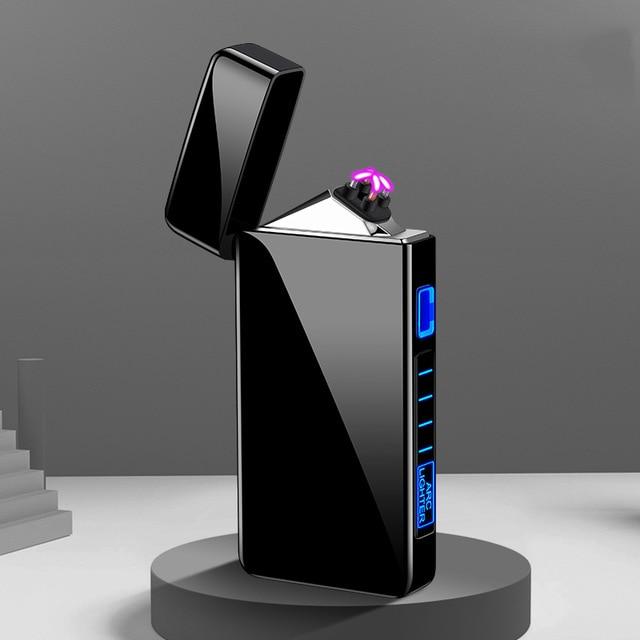 Elegant, uppladdningsbar elektrisk tändare. Flamfri & vindtät plasmatändare, idealisk som present eller tillbehör.