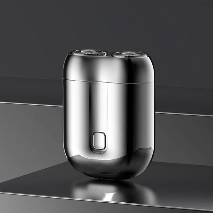 "Uppladdningsbar elrakapparat för män, kompakt och elegant, idealisk för resor och lätt att rengöra, med vattentålig yta."