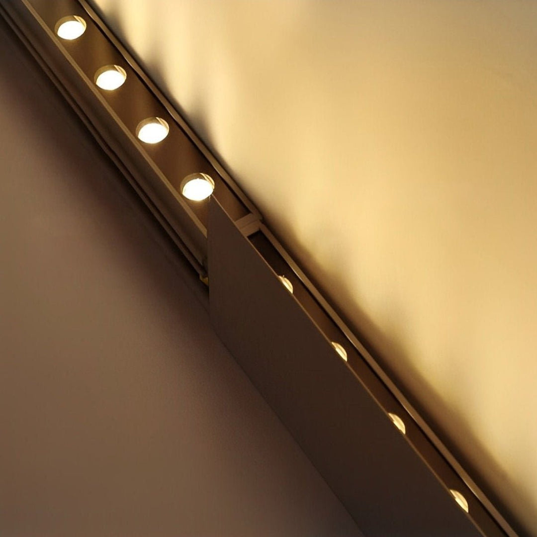 Vattentålig dimbar LED-vägglampa i svart aluminium, modern design för utomhus & entrébelysning.