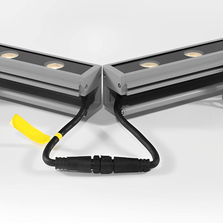 Vattentät LED-vägglampa i aluminium, dimbar utomhusbelysning för modern trädgård & entré.