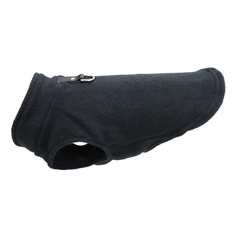 Hundväst i mjuk fleece, värmande & mysig. Idealiskt höst-/vinterplagg för promenader.