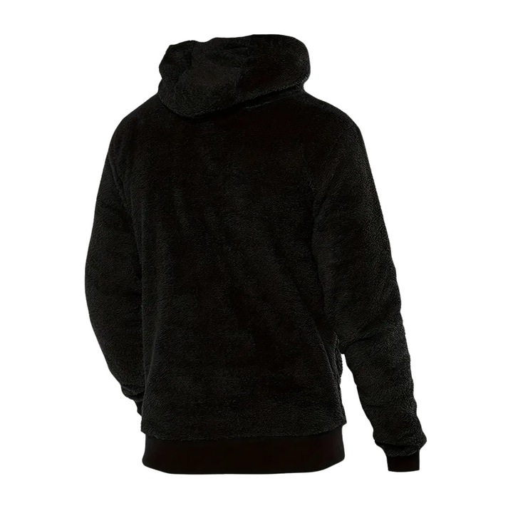 Herr hoodie Emil, fodrad med plysch och huva. En varm och bekväm pullover för mysiga stunder.