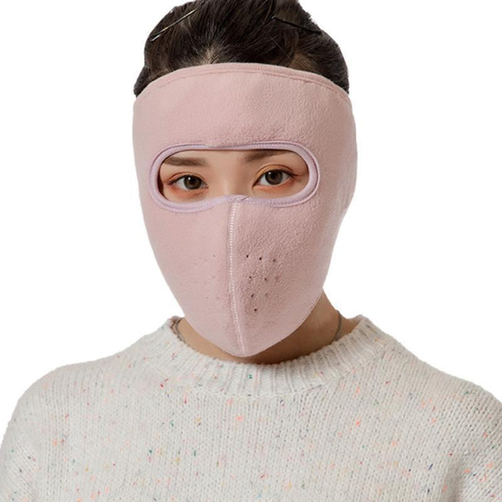 "Varm unisex fleece mask i flera färger, perfekt för skydd mot kyla och vind, tillverkad i mjuk polar fleece."