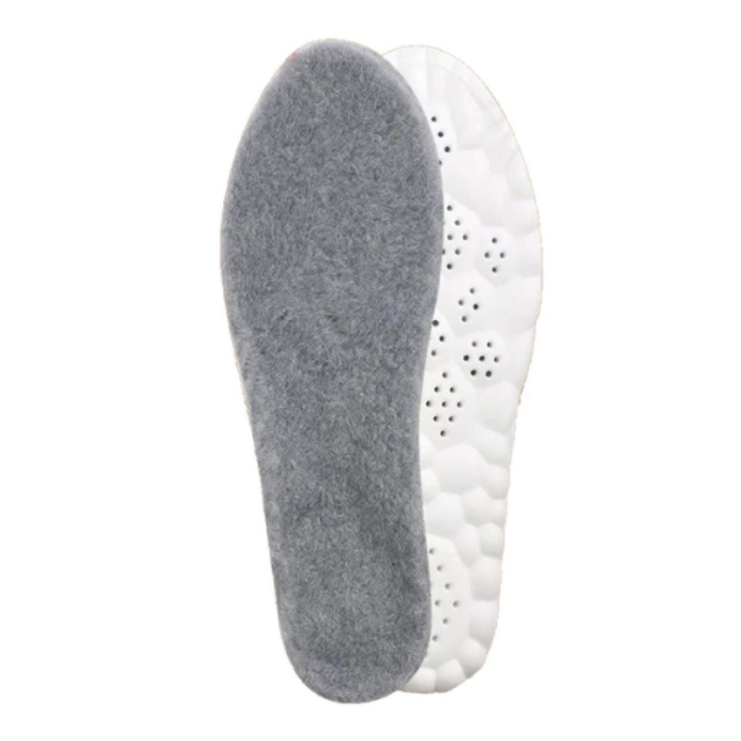 Varma, fodrade inläggssulor med 4D-design och optimal stötdämpning för vinterkomfort och fotstöd, unisex.