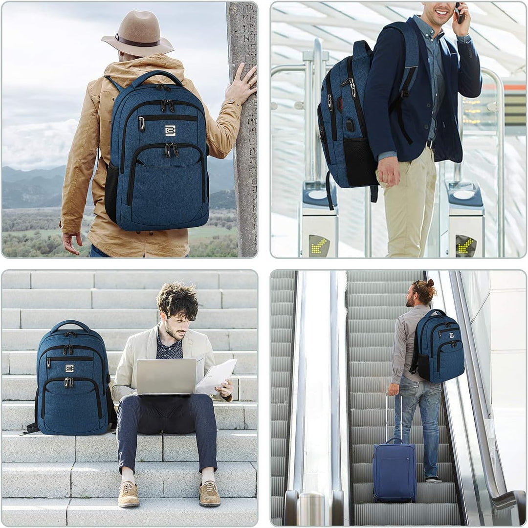 Modern unisex ryggsäck, stöldsäker och med smidig USB-port.