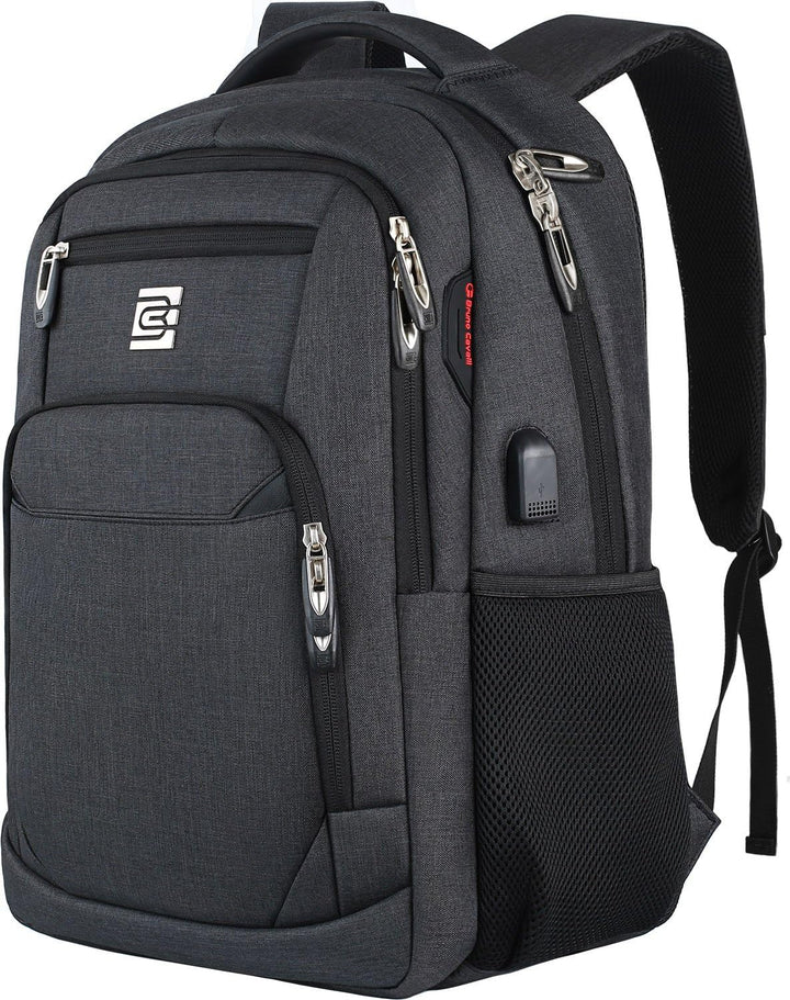 Unisex vardagsryggsäck, stöldsäker och bekväm med USB.