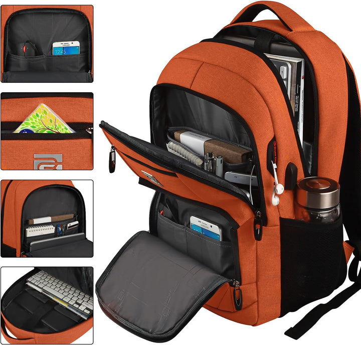 Arbetsväska SmartBack, vattentålig med USB och laptopfack.
