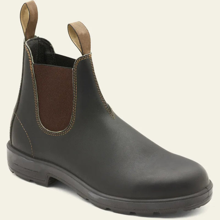 Vattentäta svarta slip-on Chelsea-stövlar för män, perfekta för höst och vinter. Eleganta och bekväma vardagsskor.
