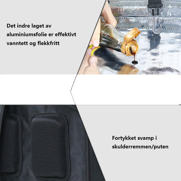 "Vattentät bilförvaringsväska med justerbara remmar, elegant design, oxfordmaterial, för ren och organiserad bilinteriör."