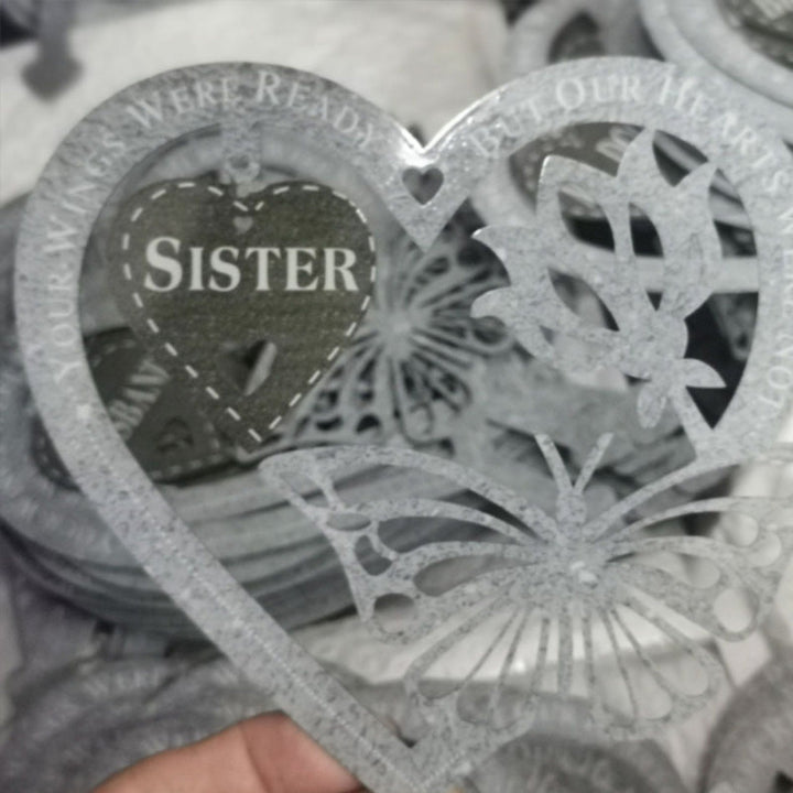 "Vattentät fjärilsskylt i korrugerad plast, med blomdekor för trädgårdsdekoration, mäter 16x14x5 cm."