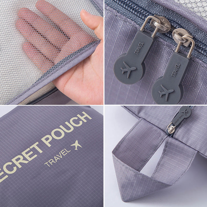 "Vattentät klädsorterande förvaringsväska för kvinnor i slitstark polyester, idealisk för organiserad och stilig resa."