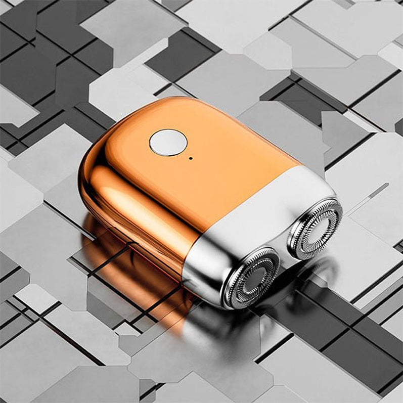 "Vattentät USB-rakapparat för män med lång batteritid, silverfärgad, elegant design, högpresterande motor."