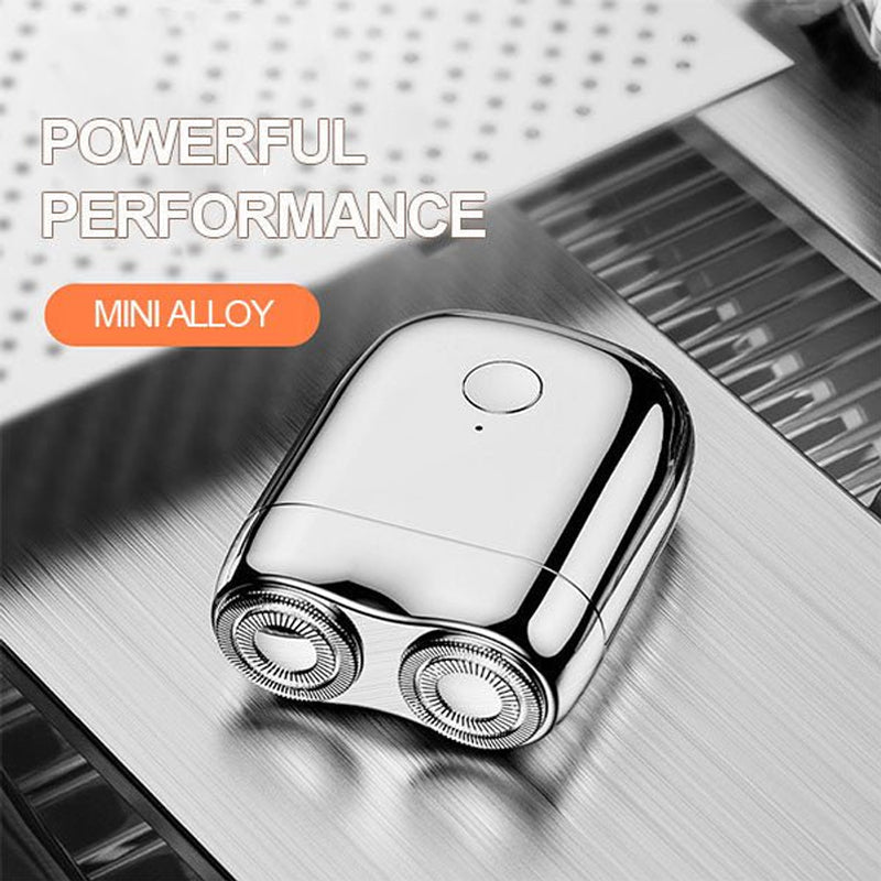 "Vattentät USB-rakapparat för män med lång batteritid, silverfärgad, elegant design, högpresterande motor."