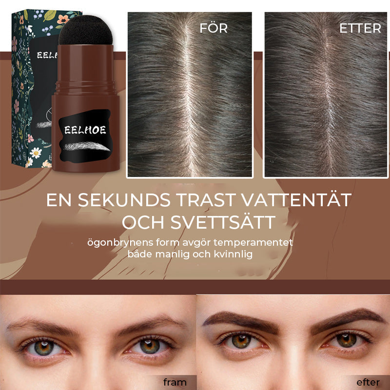 "Vattentätt ögonbrynskulpturkit: kompakt, enkel design med flera nyanser för naturliga och definierade ögonbryn."