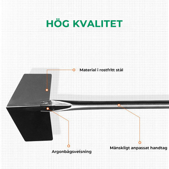 "Verktyg för byggnadsvinklar i rostfritt stål, visuellt sett robust och exakt, perfekt för gipsskivor och hållbar användning.