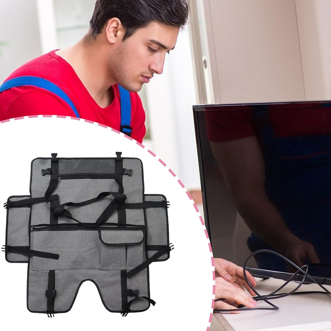 Veynor skärmfodral med lyxigt flanellfoder, designat för att skydda din bärbara monitor från repor och damm.