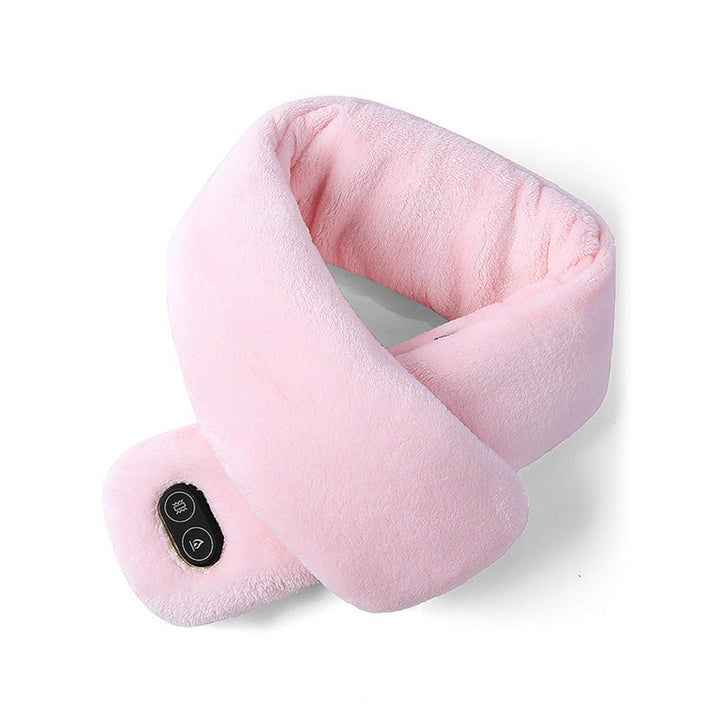 "Vibrerande värmehalsduk i polyester för män och kvinnor, finns i flera färger som rosa och blå. Perfekt för vintern."