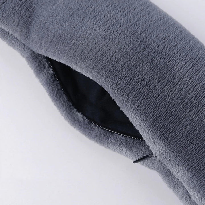 "Vibrerande värmehalsduk i polyester för män och kvinnor, finns i flera färger som rosa och blå. Perfekt för vintern."