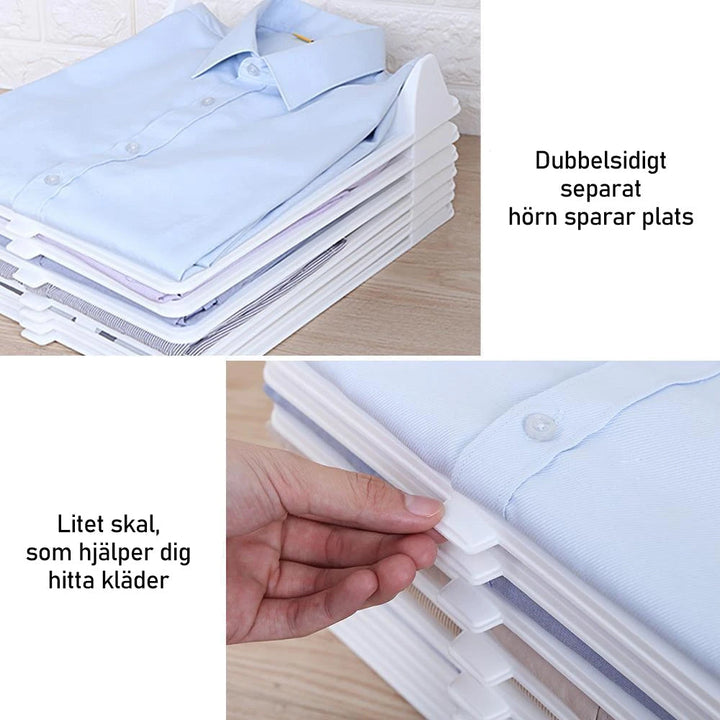 "Vikbar klädförvaring, miljövänlig och hållbar, för ordnad och snygg garderob. Andningsbar design, passar alla kläder."