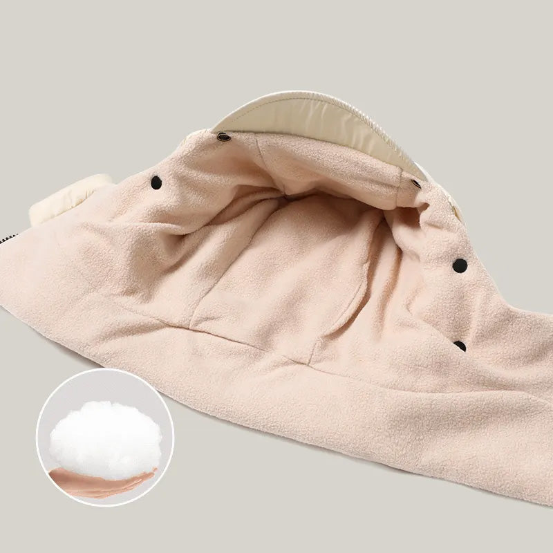 "Vindtät unisex utomhusmask med avtagbara glasögon, svart, täcker ansikte, idealisk för kalla och blåsiga dagar."
