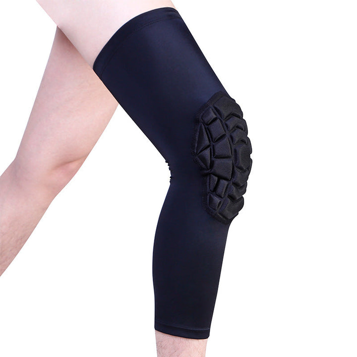 "Vita unisex anti-kollisions knäskydd i lycra för sport, nära, knäskydd med hög elasticitet och ergonomisk design."