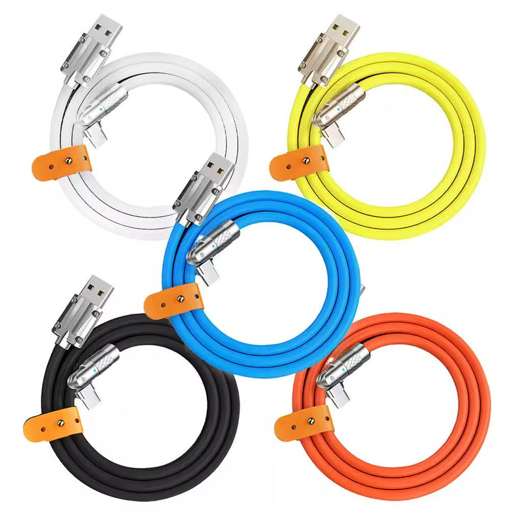 Slitstark USB C-kabel med Zinklegering för Snabbladdning