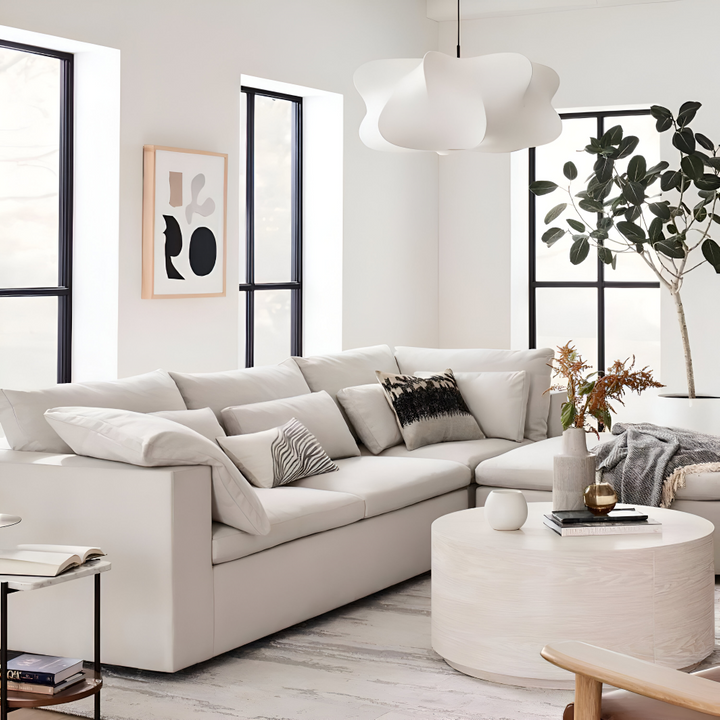 Skandinavisk Wabi Sabi pendellampa. Modern belysning för ditt hem.